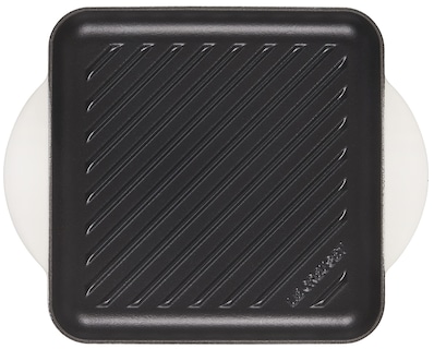 Foto 1 | Grill Le Creuset, Cuadrado De Hierro Fundido Esmaltado, 9,5 Cm, Color Blanco - Venta Internacional.
