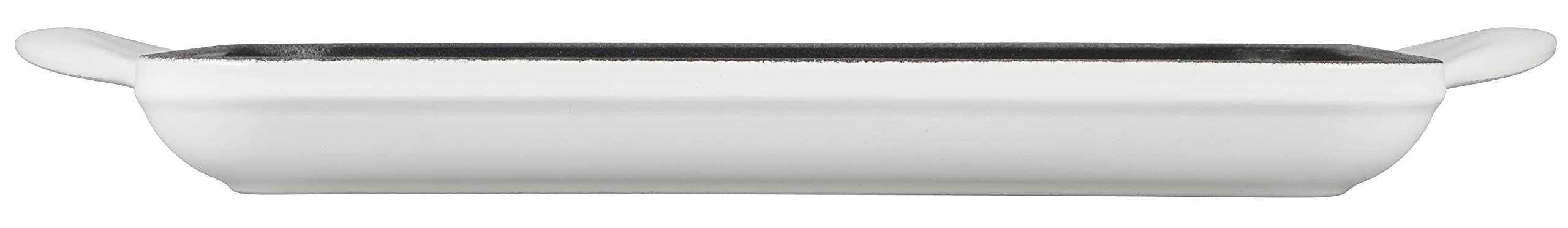 Foto 4 pulgar | Grill Le Creuset, Cuadrado De Hierro Fundido Esmaltado, 9,5 Cm, Color Blanco - Venta Internacional.