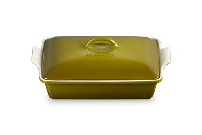 Foto 1 | Cazuela Le Creuset Stoneware Heritage Rectangular De 4 Litros, Color Oliva - Venta Internacional.