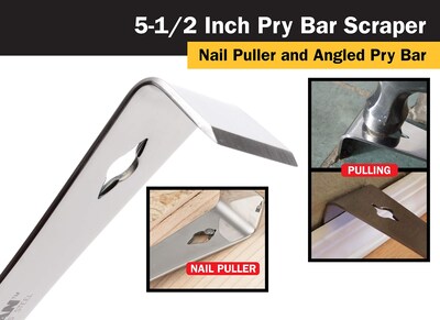 Foto 3 | Raspador Pry Bar Titan Tools 11505, Acero Inoxidable, 14 Cm - Venta Internacional.