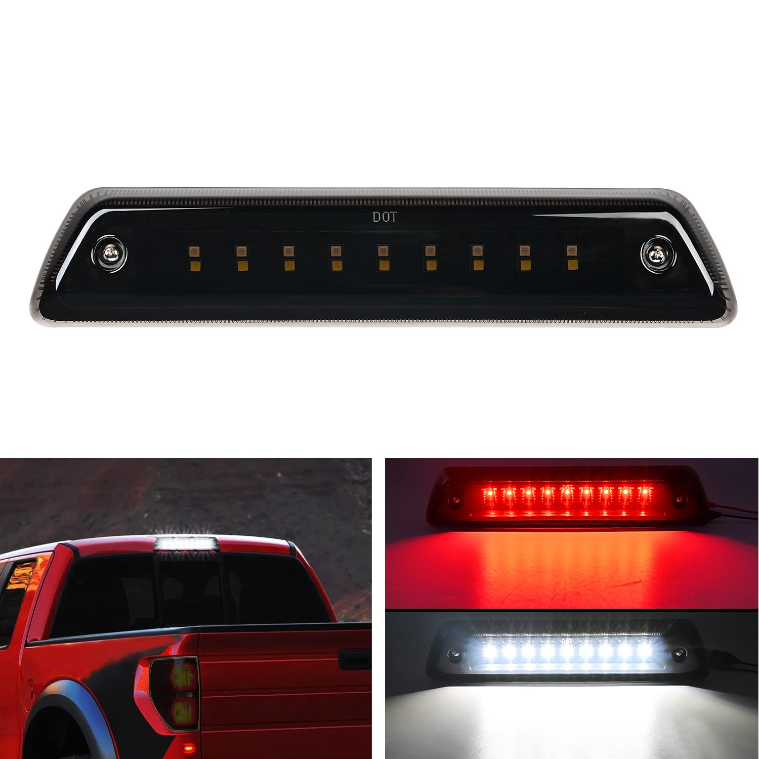 Foto 2 pulgar | Tercera Luz De Freno Nilight High Mount Para Ford F150 09-14 - Venta Internacional.