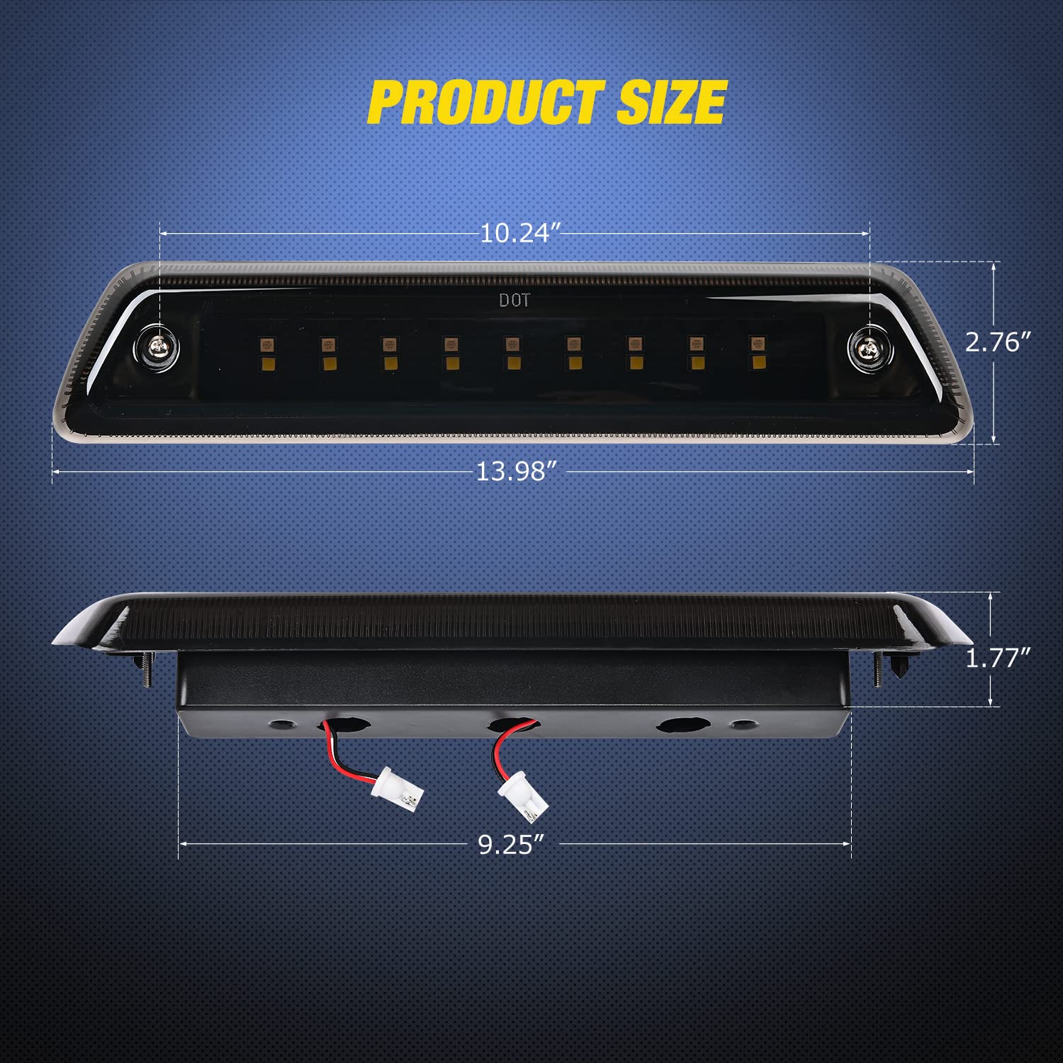 Foto 2 | Tercera Luz De Freno Nilight High Mount Para Ford F150 09-14 - Venta Internacional.