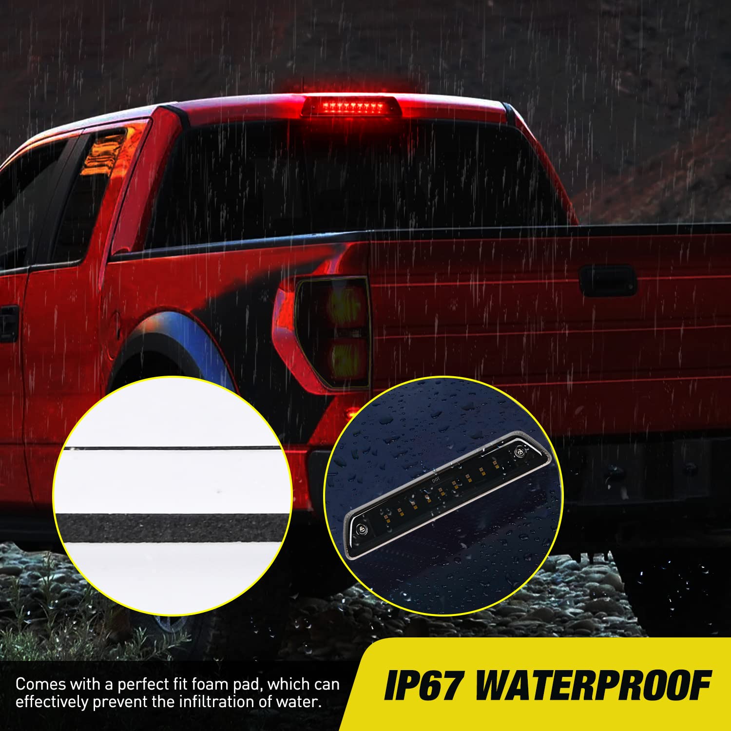 Foto 7 pulgar | Tercera Luz De Freno Nilight High Mount Para Ford F150 09-14 - Venta Internacional.