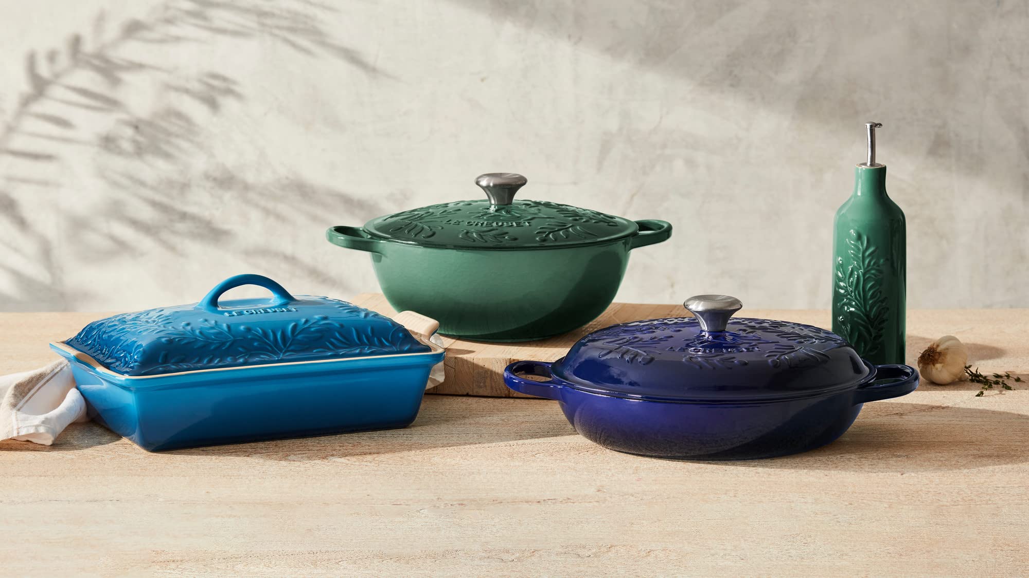 Foto 6 pulgar | Cazuela Le Creuset Colección Olive Branch 4l Marsella - Venta Internacional.