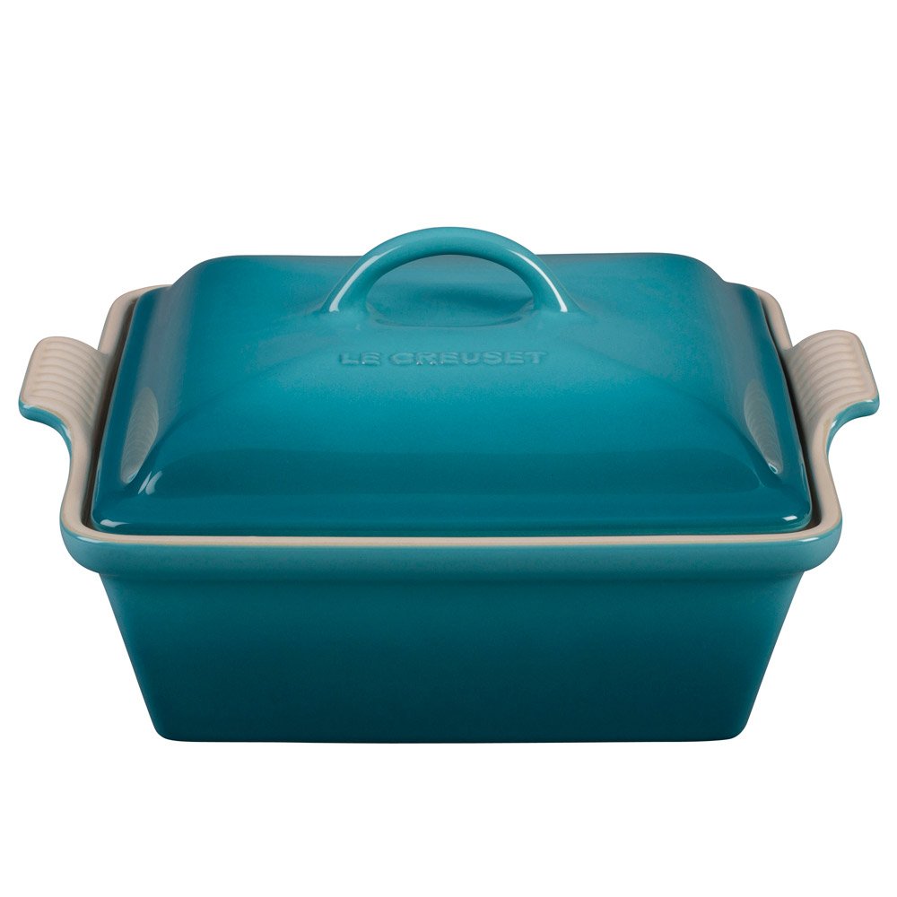 Cacerola Le Creuset Stoneware Heritage 2,5 L, Color Azul Caribeño - Venta Internacional.