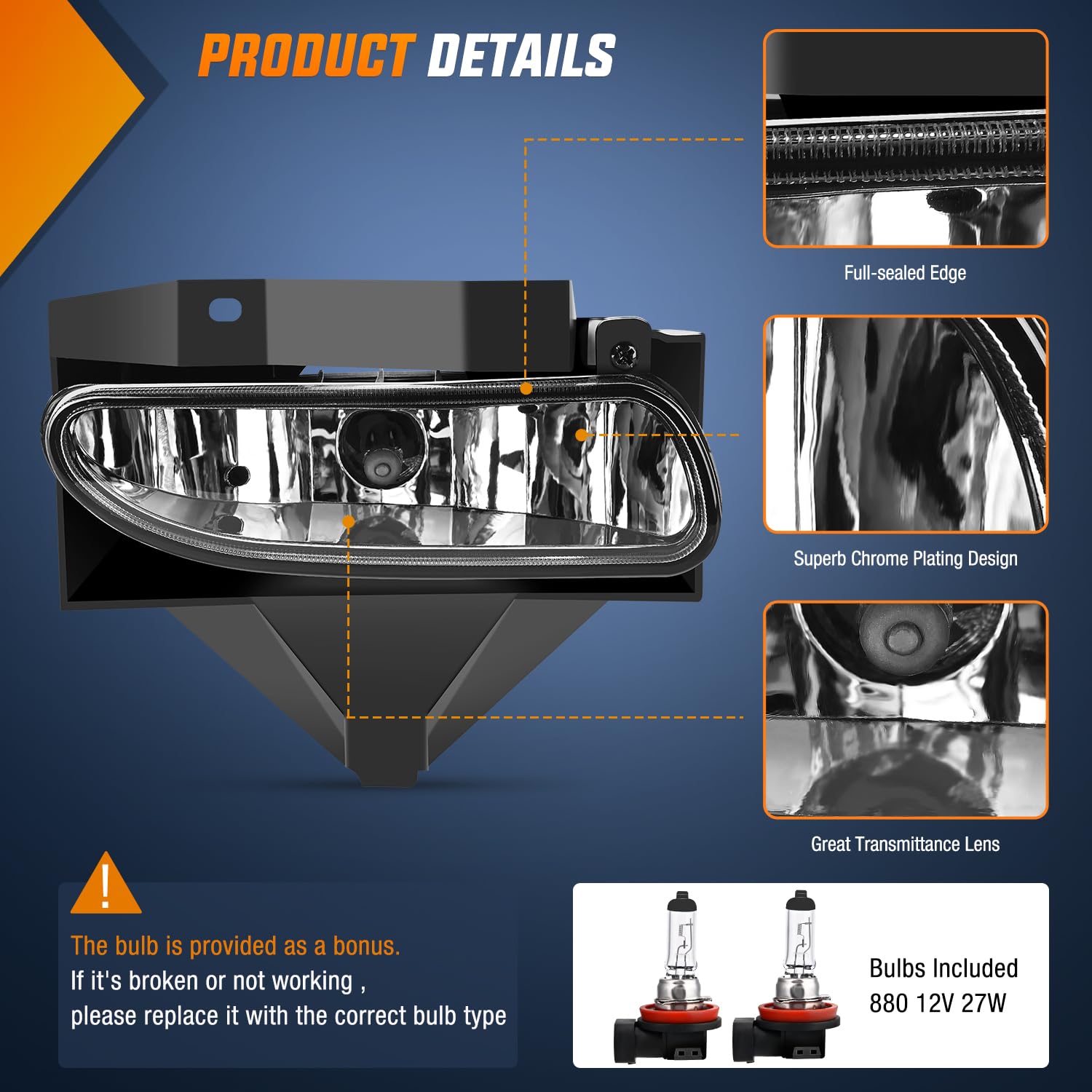 Foto 3 pulgar | Conjunto De Faros Antiniebla Nilight Compatible Con Ford Mustang 99-04 - Venta Internacional.