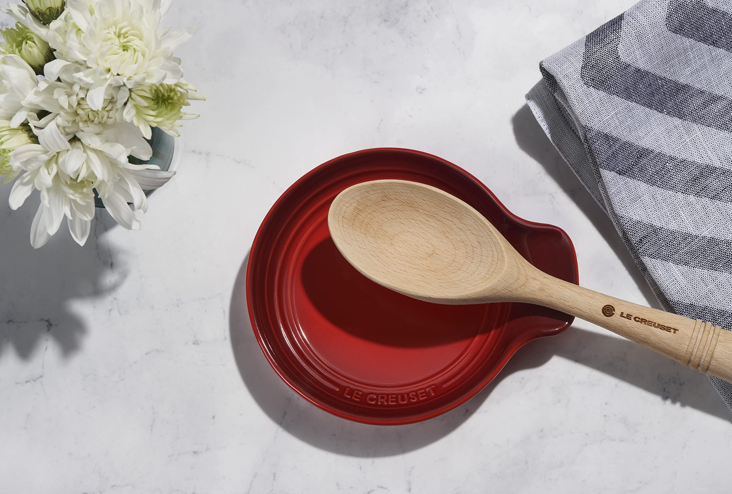 Foto 4 pulgar | Soporte Para Cucharas Le Creuset Signature, Cerámica, 15 Cm, Llama - Venta Internacional.