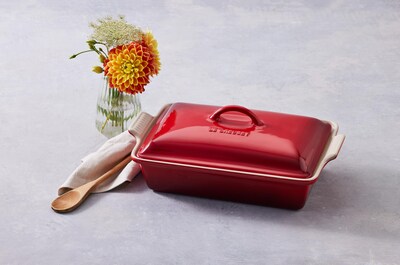 Foto 2 | Cacerola Le Creuset Stoneware Heritage 4l Cerise - Venta Internacional.