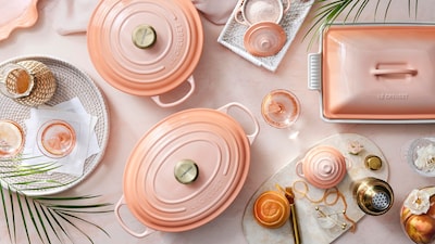 Foto 2 | Cazuela Le Creuset Stoneware Heritage Peche De 4 Litros Con Tapa - Venta Internacional.