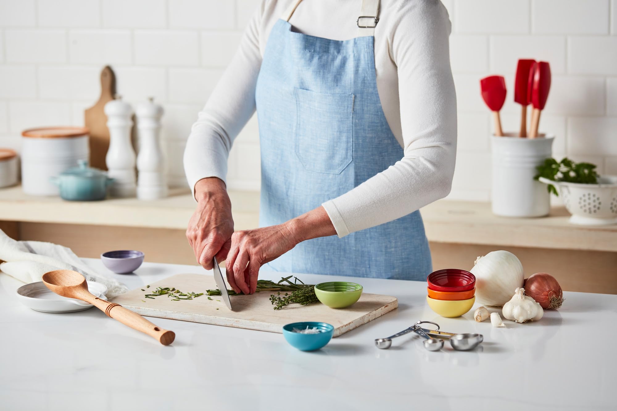 Foto 4 pulgar | Soporte Para Cucharas Le Creuset Stoneware Signature, Redondo, 15 Cm, Peche - Venta Internacional.