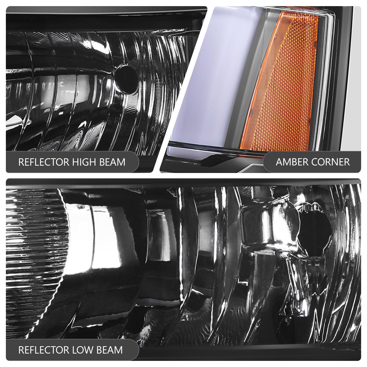Foto 4 | Barra De Luces 3d Para Faros Delanteros Dna Motoring Silverado 1500 14-15 - Venta Internacional.