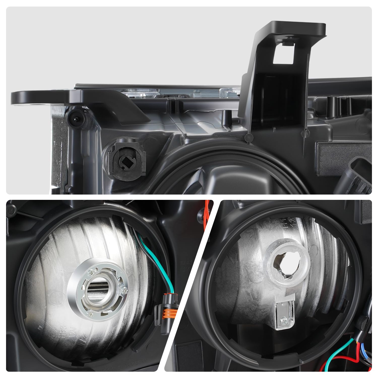 Foto 7 pulgar | Barra De Luces 3d Para Faros Delanteros Dna Motoring Silverado 1500 14-15 - Venta Internacional.