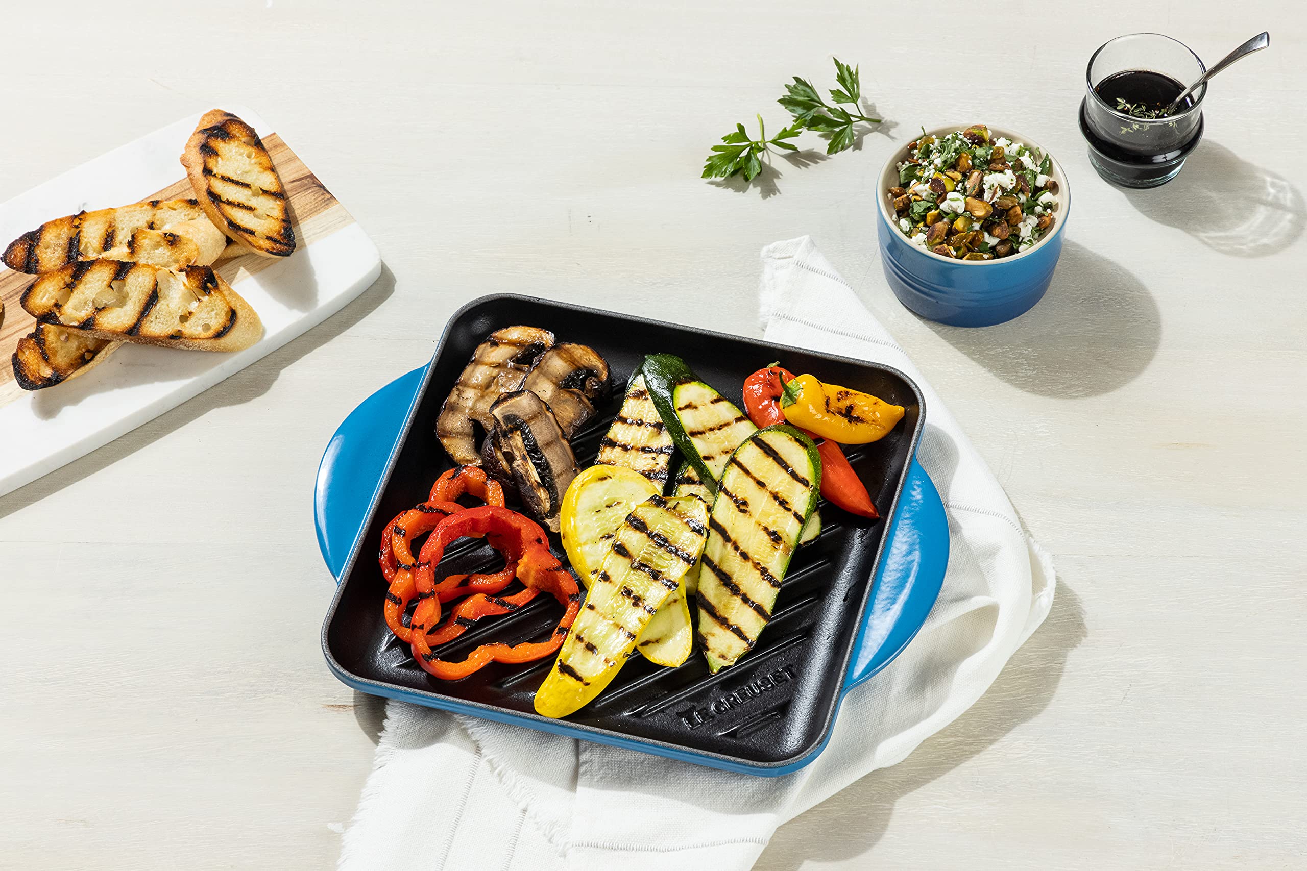 Foto 2 | Grill Le Creuset, Hierro Fundido Esmaltado, Cuadrado, 9,5 Cm, Marsella - Venta Internacional.