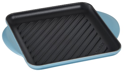Foto 1 | Grill Le Creuset, Hierro Fundido Esmaltado, Cuadrado, 24 Cm, Estilo Caribeño - Venta Internacional.