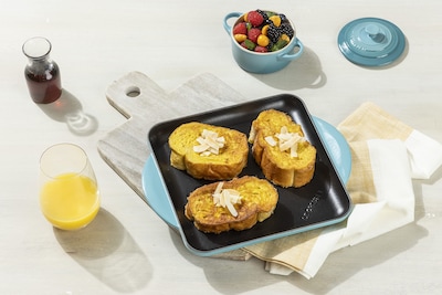 Foto 4 | Grill Le Creuset, Hierro Fundido Esmaltado, Cuadrado, 24 Cm, Estilo Caribeño - Venta Internacional.