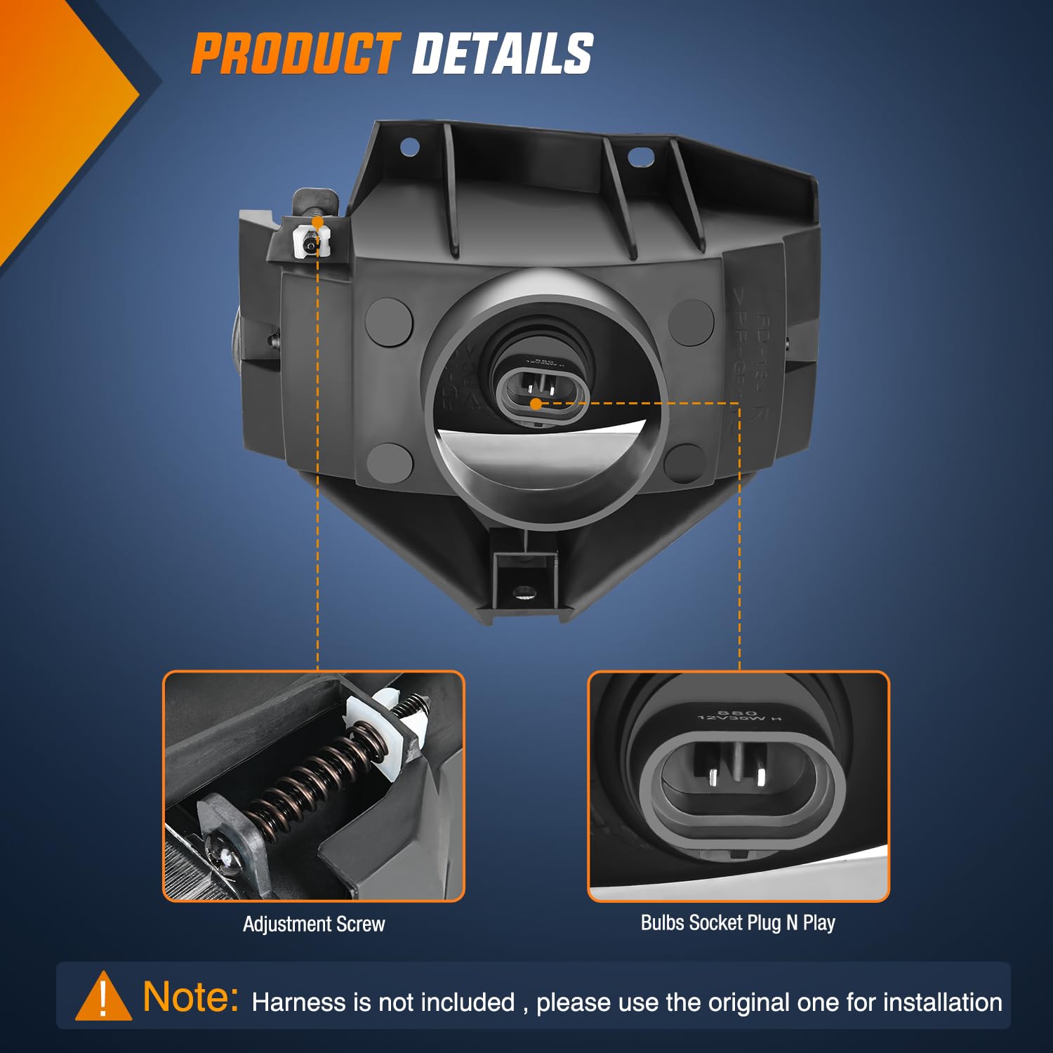 Foto 4 pulgar | Conjunto De Faros Antiniebla Nilight Compatible Con Ford Mustang - Venta Internacional.