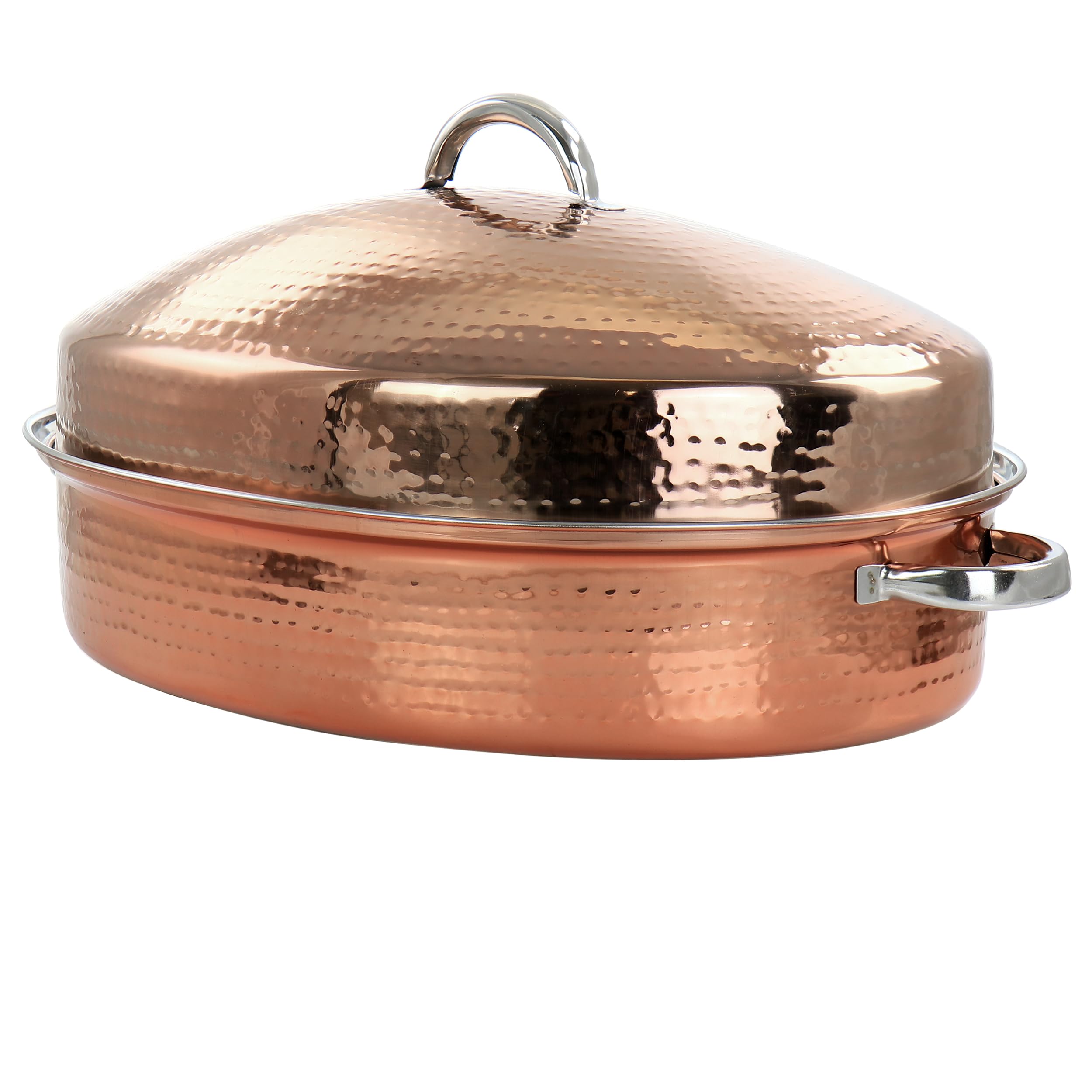 Foto 2 pulgar | Roaster Gibson Home Radiance De Acero Inoxidable Chapado En Cobre - Venta Internacional.