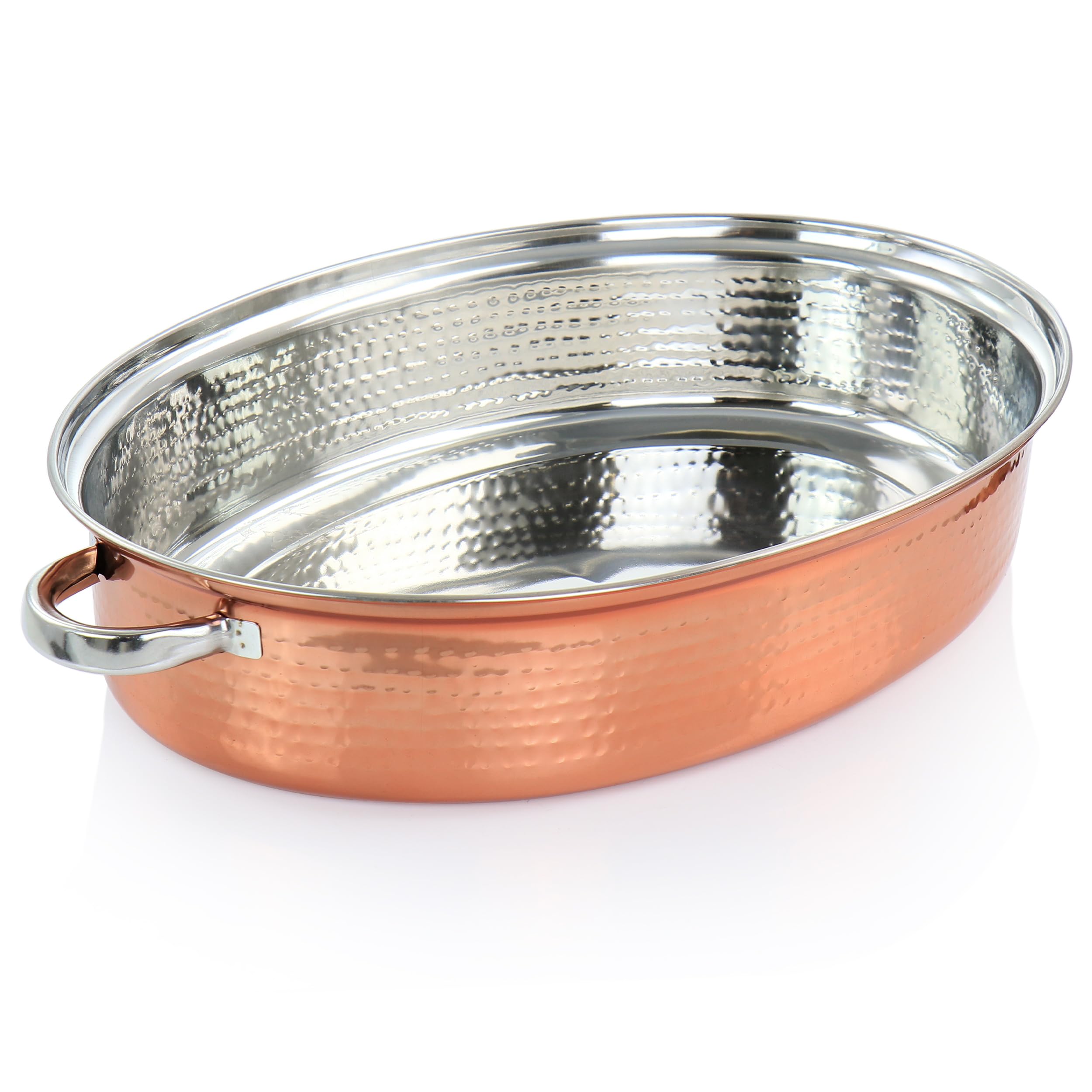 Foto 4 pulgar | Roaster Gibson Home Radiance De Acero Inoxidable Chapado En Cobre - Venta Internacional.