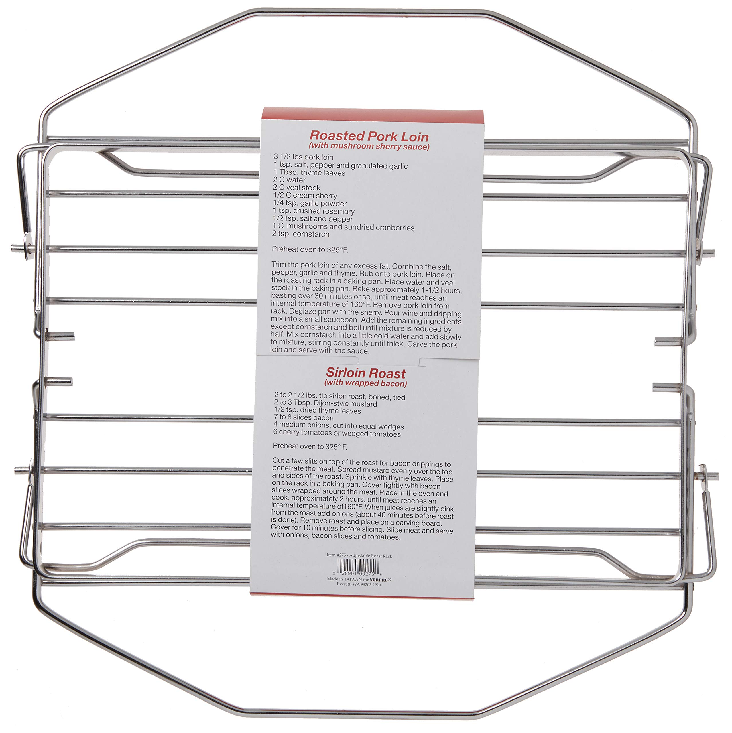 Foto 4 pulgar | Asador Norpro 275 Ajustable, Niquelado, Plateado - Venta Internacional.