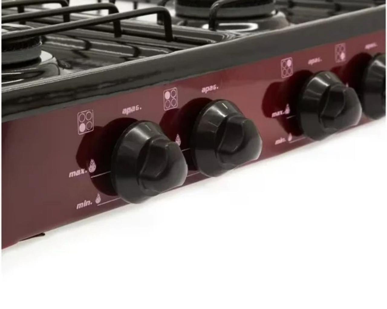 Foto 4 | Parrilla 4 Quemadores de Gas Superflama Cubierta de Acero Inoxidable Vino