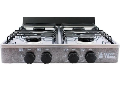 Foto 1 | Parrilla 4 Quemadores de Gas Superflama Gris