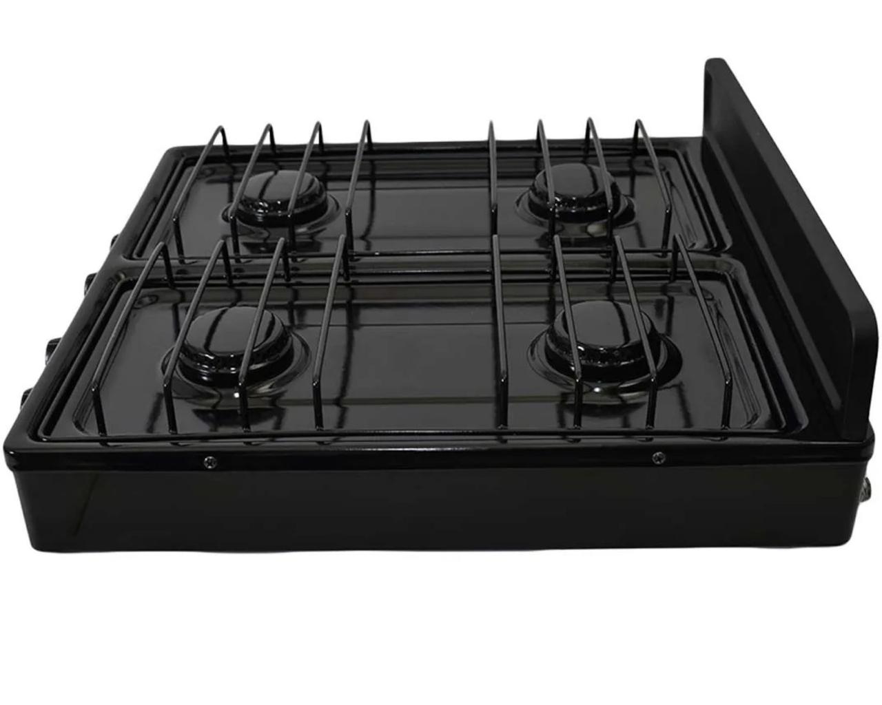 Foto 4 pulgar | Parrilla 4 Quemadores de Gas Superflama Negro