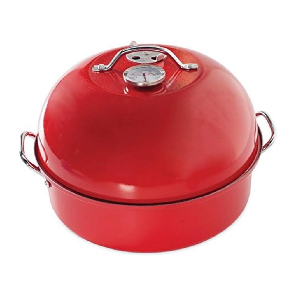 Kettle Smoker Nordic Ware Para Interiores Y Exteriores, 7 X 13 Cm, Color Rojo - Venta Internacional.