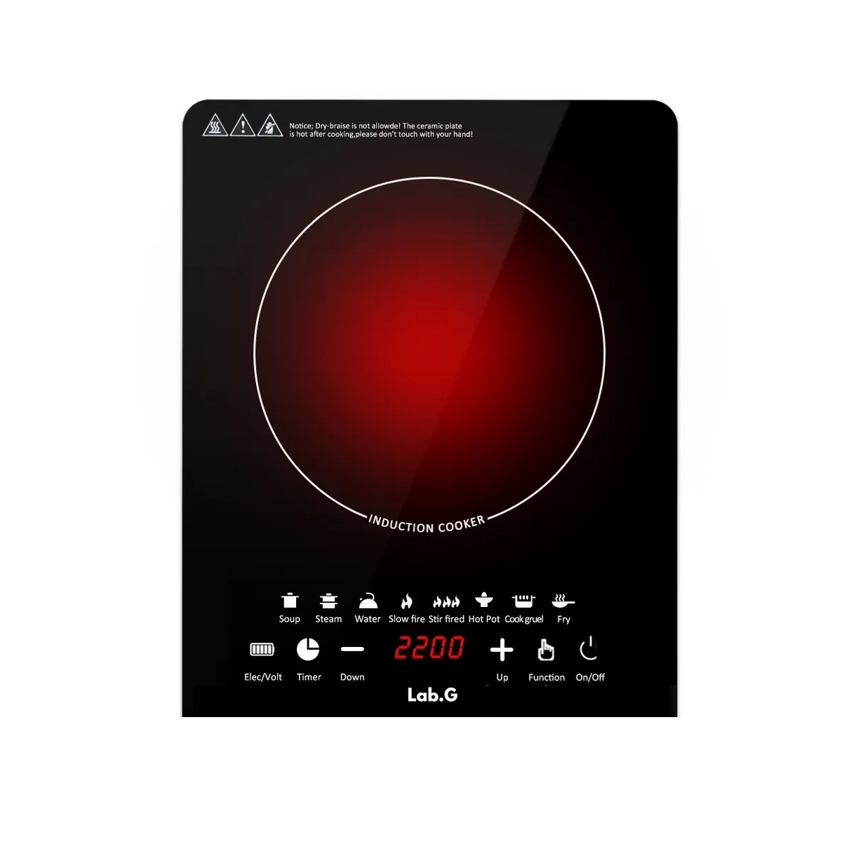 Foto 1 | Parrilla Eléctrica de Inducción 2200 W