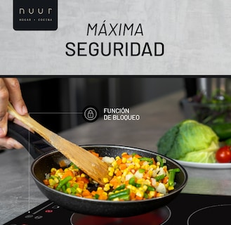 Foto 4 | Parrilla Eléctrica de Inducción Nuur PARIN2-B 2 Quemadores