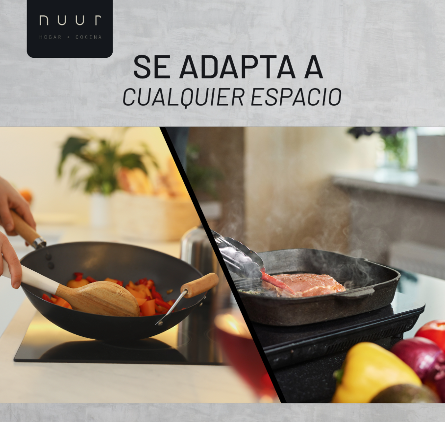 Foto 4 pulgar | Parrilla Eléctrica de Inducción Nuur PARIN2 2 Quemadores