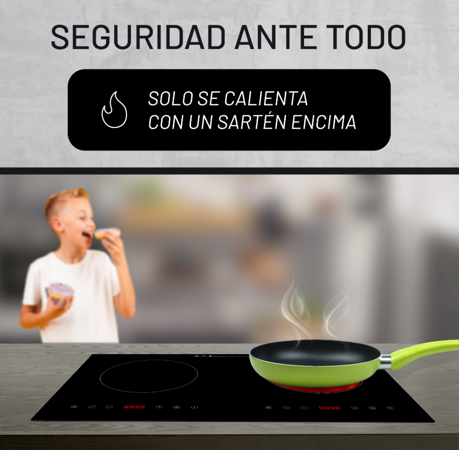 Foto 5 pulgar | Parrilla Eléctrica de Inducción Nuur PARIN2 2 Quemadores