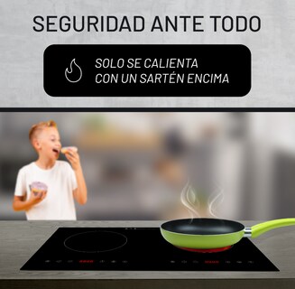 Foto 4 | Parrilla Eléctrica de Inducción Nuur PARIN2 2 Quemadores