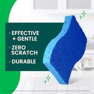 Foto 2 | Scrub Sponge Scotch-brite Zero Scratch 12 Esponjas De Cocina - Venta Internacional.