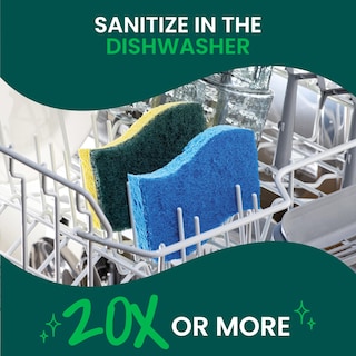 Foto 7 | Scrub Sponge Scotch-brite Zero Scratch 12 Esponjas De Cocina - Venta Internacional.