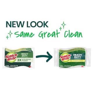 Foto 2 | Scrub Sponge Scotch-brite Heavy Duty 12 Esponjas De Cocina - Venta Internacional.