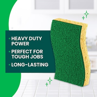 Foto 3 | Scrub Sponge Scotch-brite Heavy Duty 12 Esponjas De Cocina - Venta Internacional.