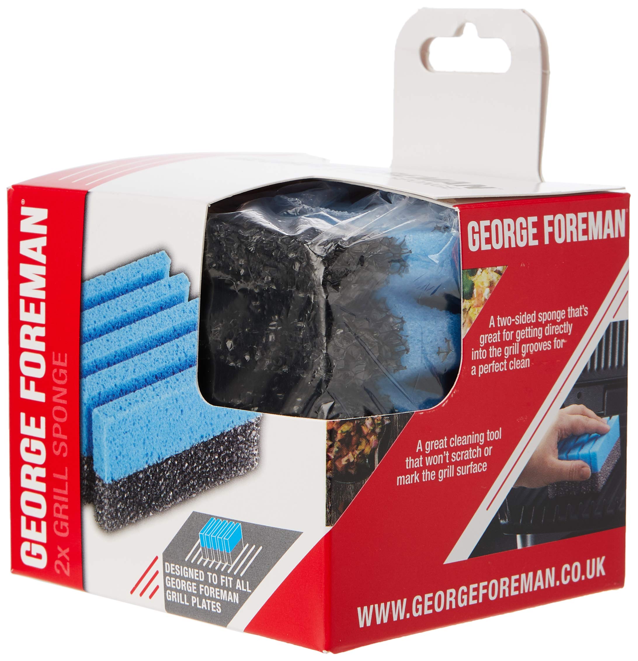 Foto 5 | Esponja Limpiadora George Foreman 12207 Azul  Paquete De 2 - Venta Internacional.