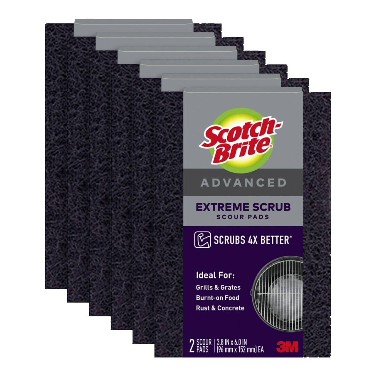 Foto 1 | Exfoliante Extremo Avanzado Scour Pads Scotch-brite Para Parrillas - Venta Internacional.