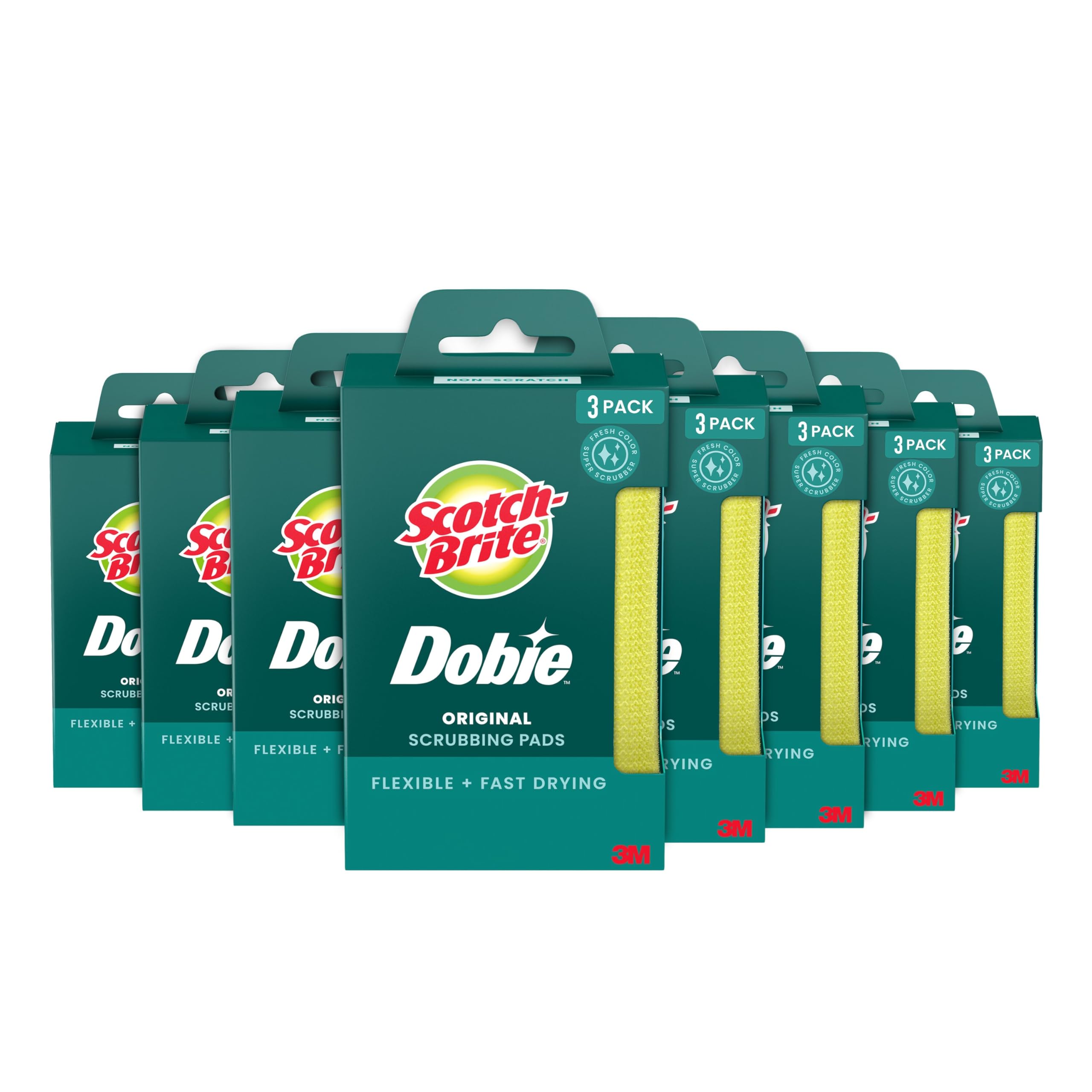 Foto 1 | Almohadillas De Limpieza Scotch-brite Dobie Para Cocina  24 Almohadillas - Venta Internacional.