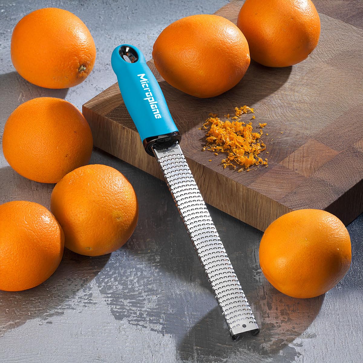 Foto 4 pulgar | Rallador y Descascarador Microplane Premium Classic Turquesa - Venta Internacional
