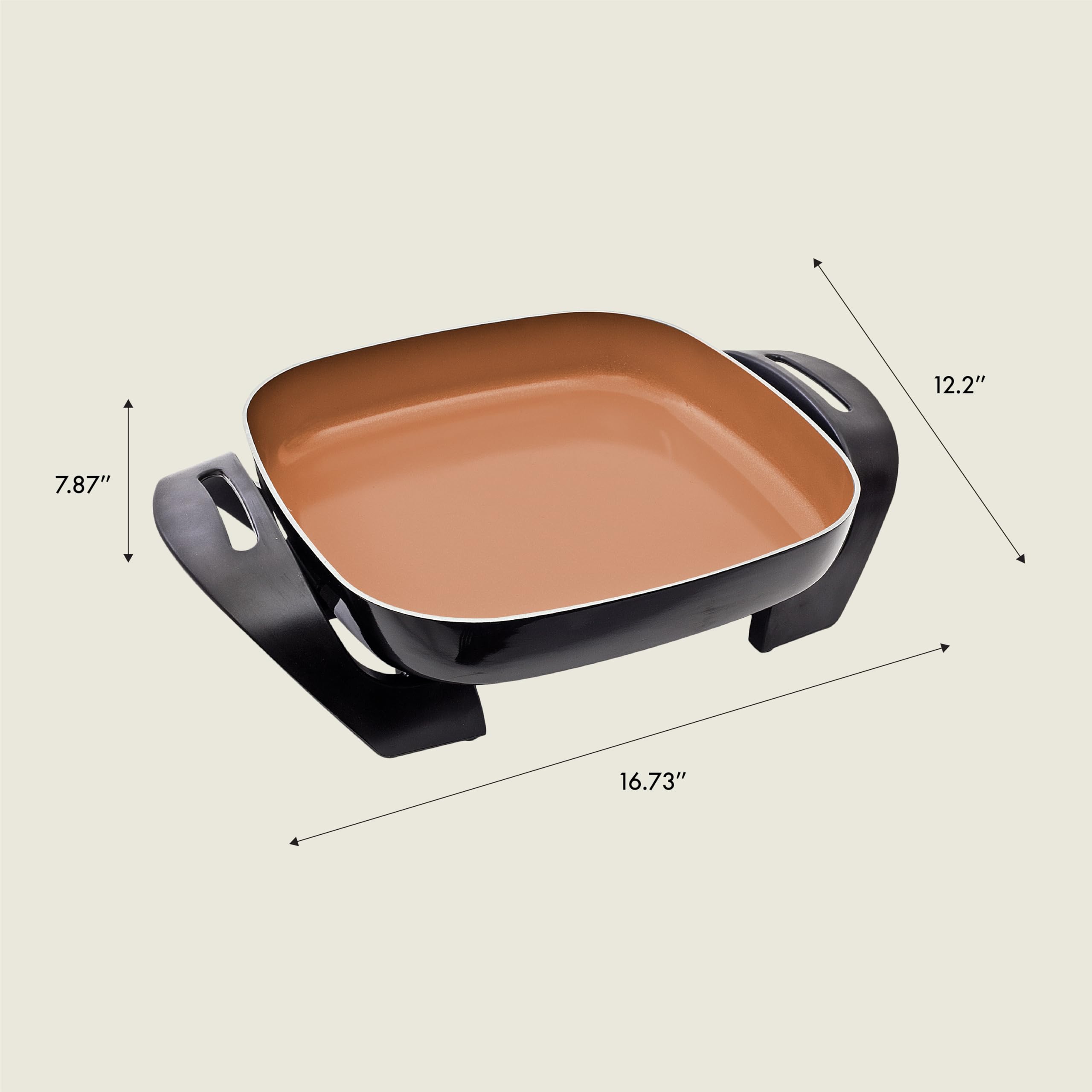 Foto 7 | Sartén Eléctrico Bella Copper 30 cm - Venta Internacional