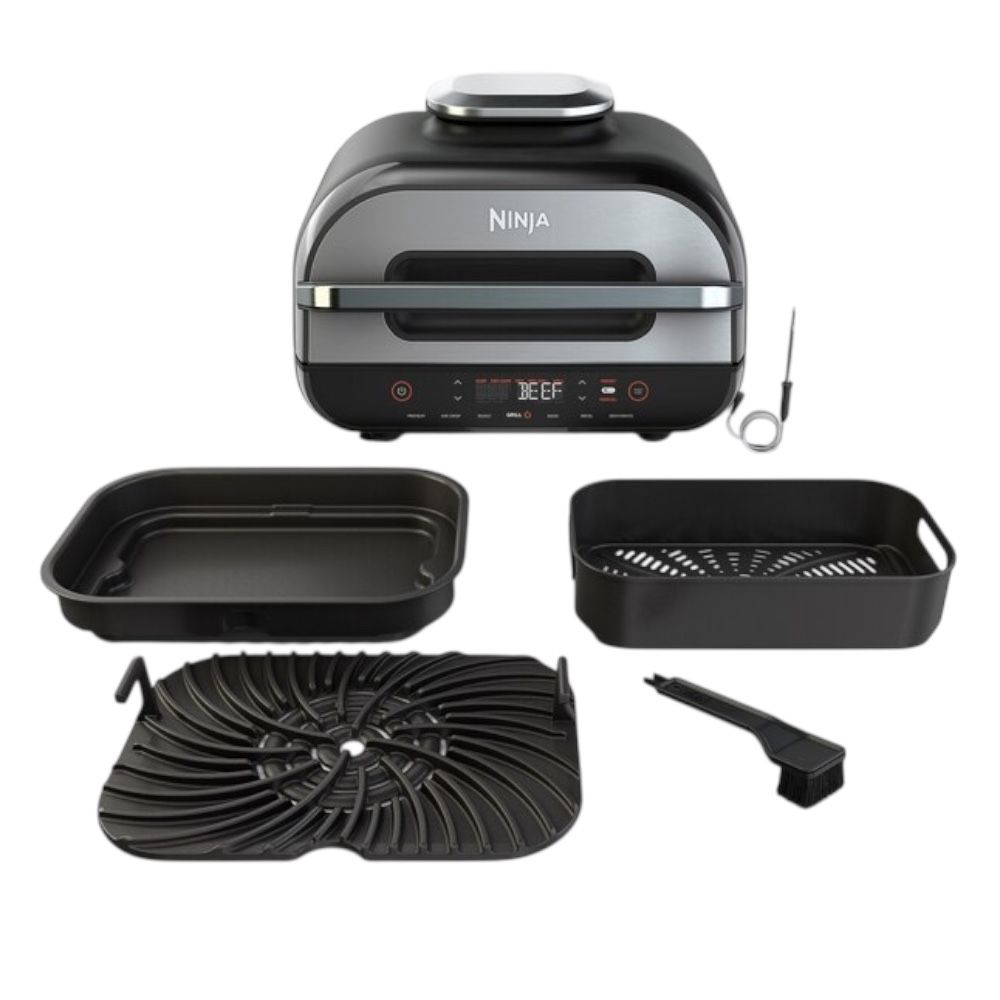 Parilla Interior + Freidora de Aire Ninja Fg551 Foodi Smart Xl 6 en 1