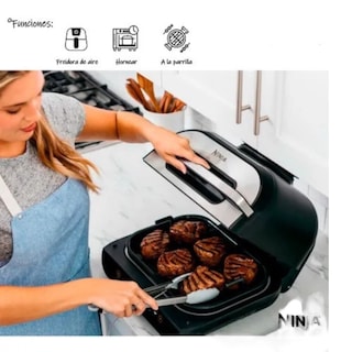 Foto 2 | Parilla Interior + Freidora de Aire Ninja Fg551 Foodi Smart Xl 6 en 1