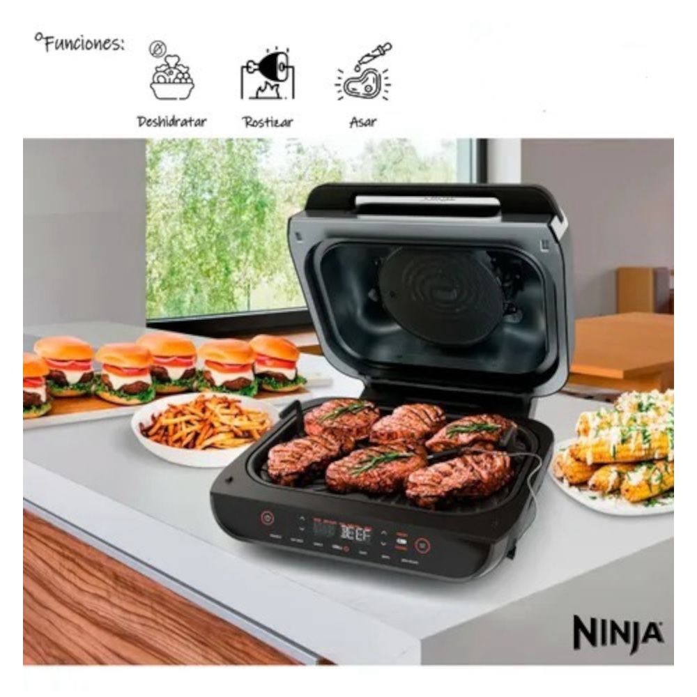 Foto 4 | Parilla Interior + Freidora de Aire Ninja Fg551 Foodi Smart Xl 6 en 1