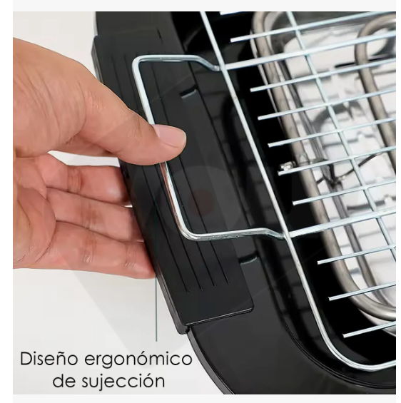 Foto 4 pulgar | Parrilla Eléctrica Portátil BBQ 3 Niveles 2000 W Negro