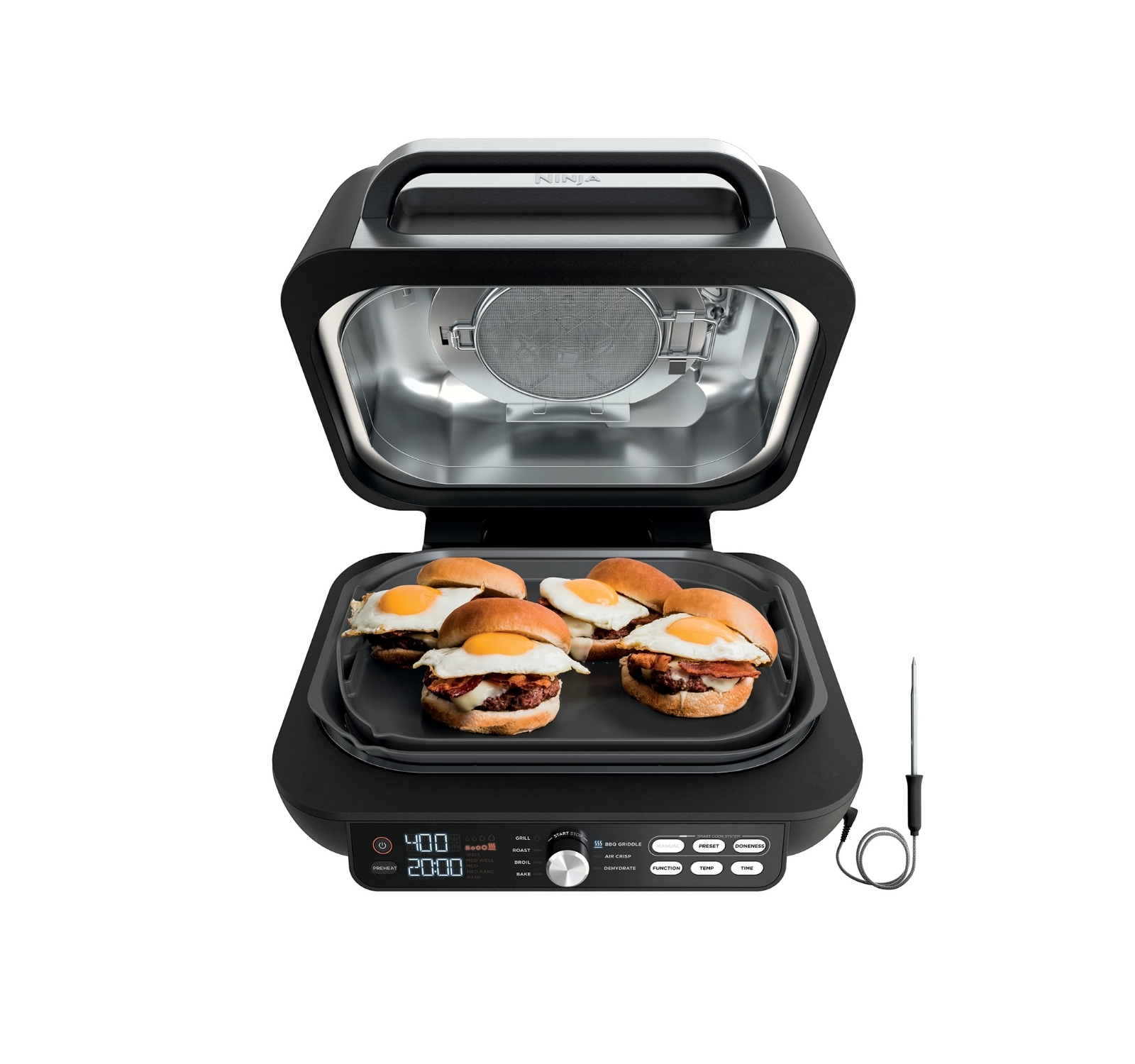 Foto 2 pulgar | Parrilla Ninja Ig651 Foodi Smart Xl Pro - Venta Internacional
