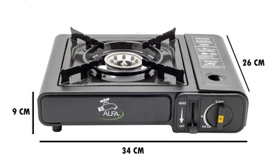 Foto 6 | Parrilla Portátil Alfa 1 Quemador