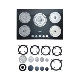 Foto 7 | Combo Campana y Parrilla de Cristal Gutstark Home 5 Quemadores