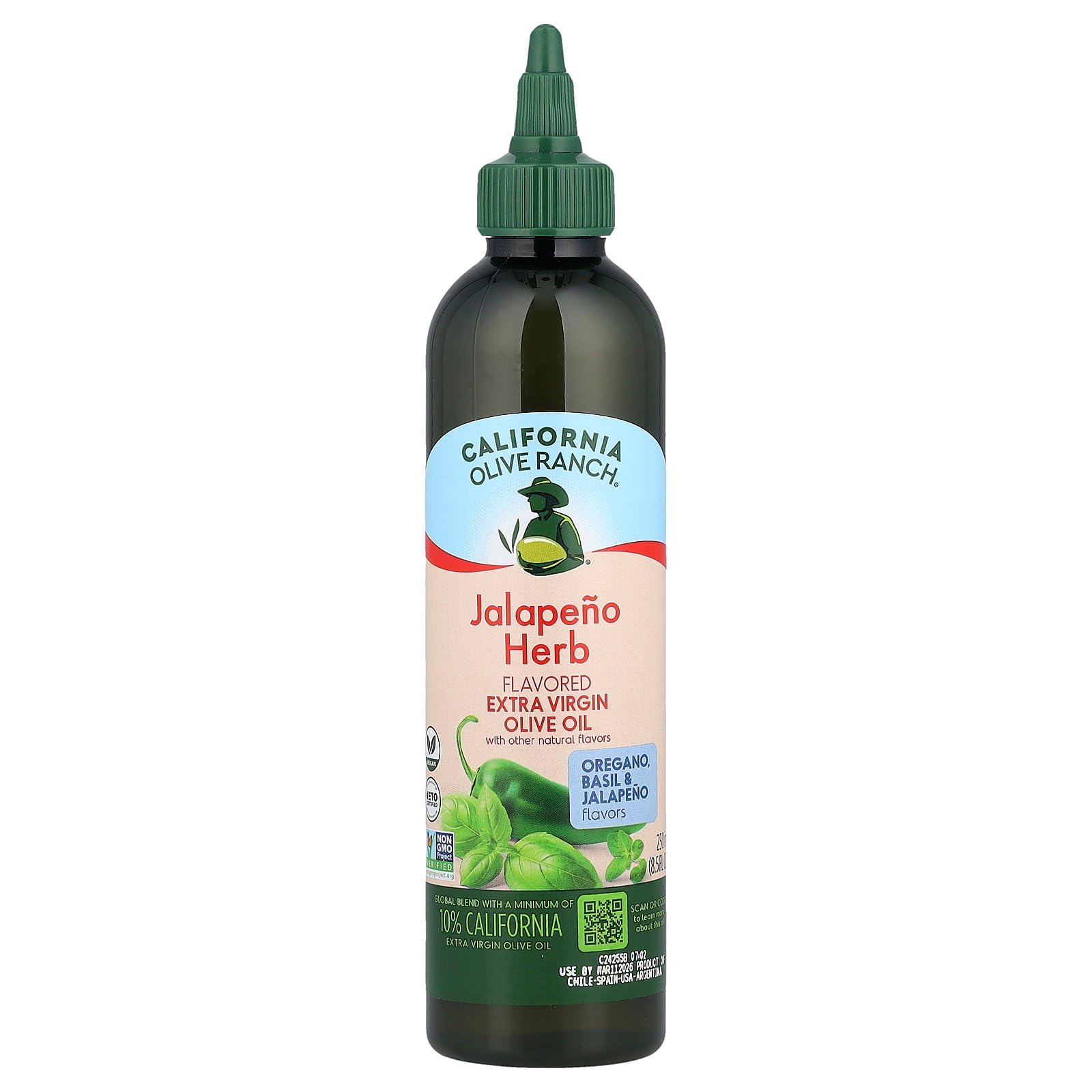 Aceite De Oliva California Olive Ranch Jalapeño Herb 250 Ml - Venta Internacional.