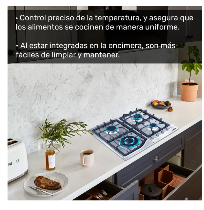 Foto 4 | Parrilla con Alimentación a Gas Plateada